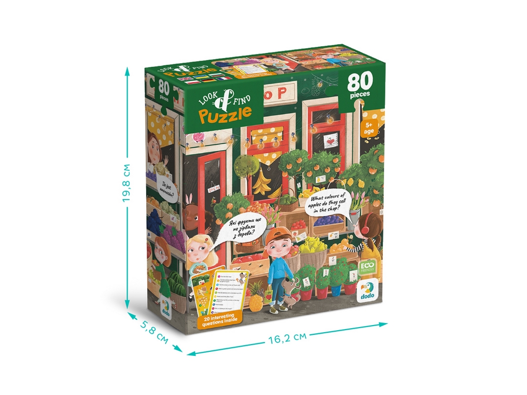 Пазл, Ищи и находи Летние вкусности, 80 элементов, DoDo 300665
