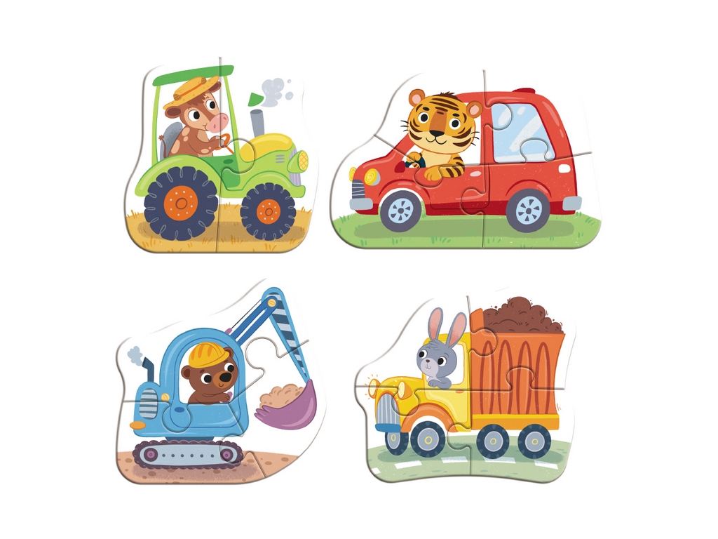 Пазл 4в1 Baby puzzle, Транспорт, DoDo