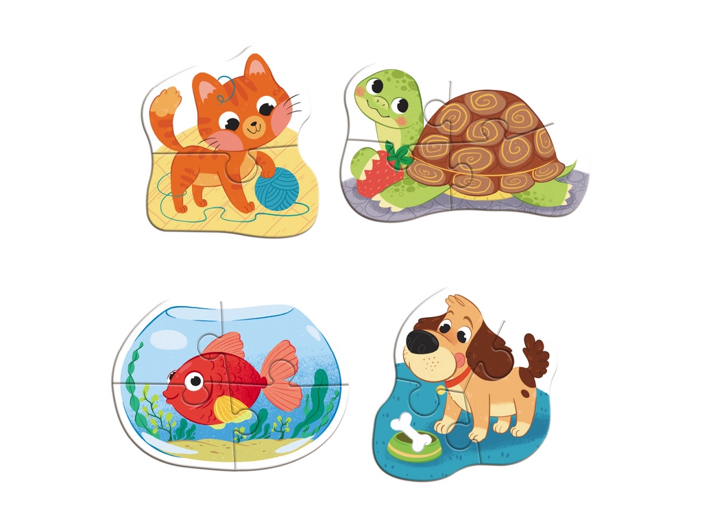Пазл 4в1 Baby puzzle, Домашні тварини, DoDo