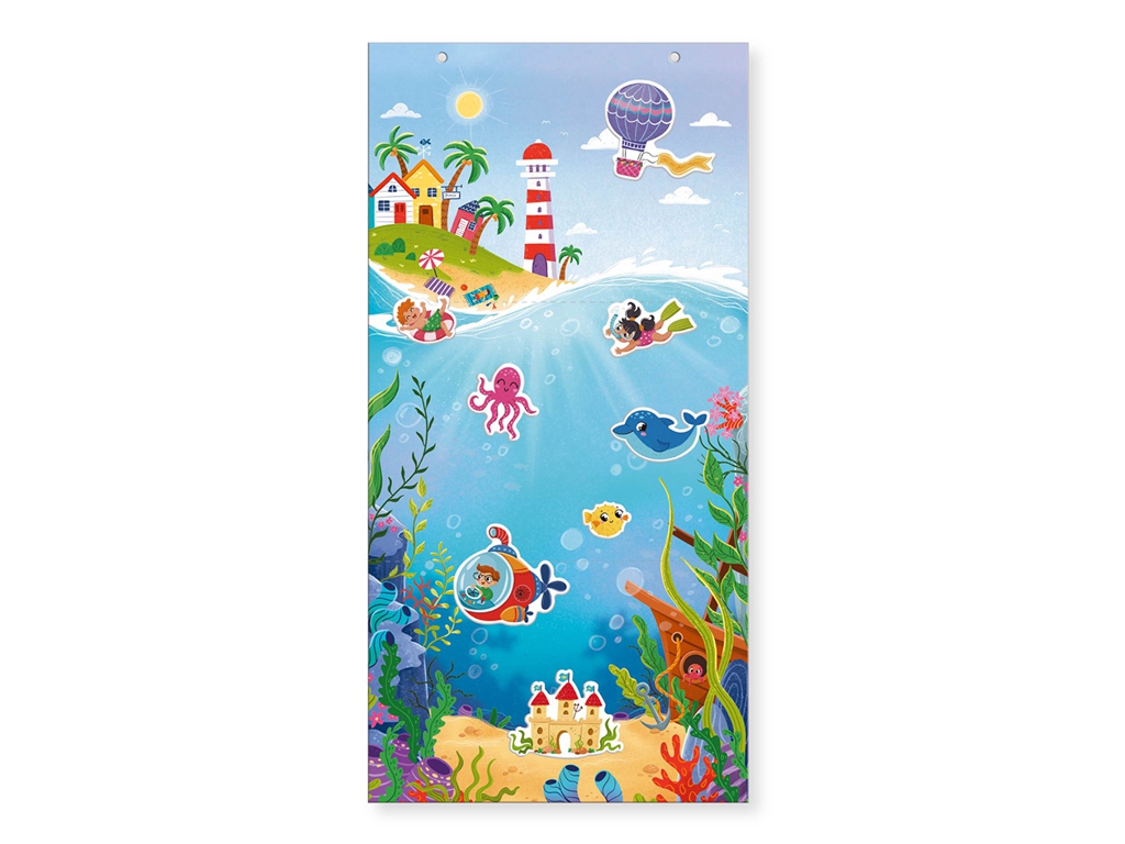 Игровой набор со стикерами Подводный мир, DoDo 300849