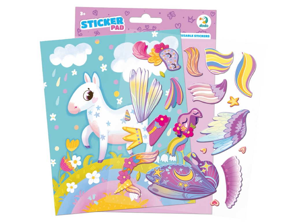 Игровой набор со стикерами Однорожка, DoDo 300860