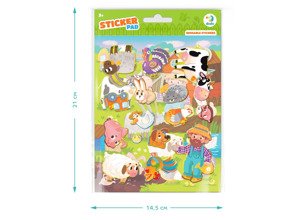 Игровой набор со стикерами на ферме, DoDo 300863