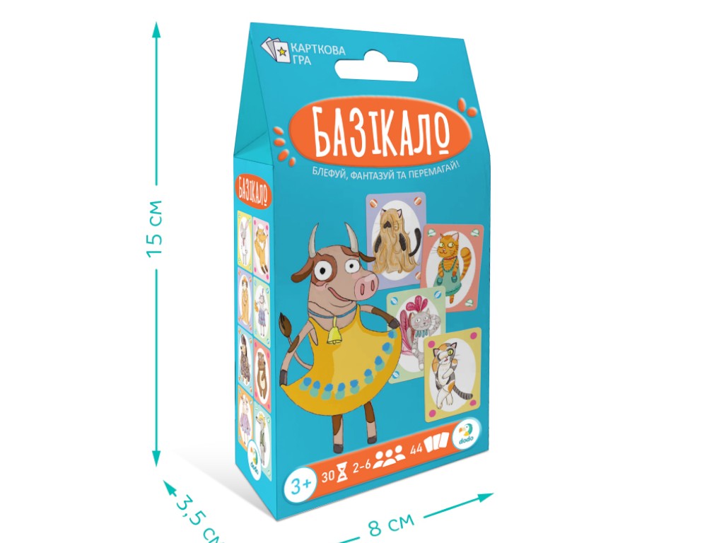 Игра карточная Болтуно, блеф и смена мастей, 30 карточек, DoDo