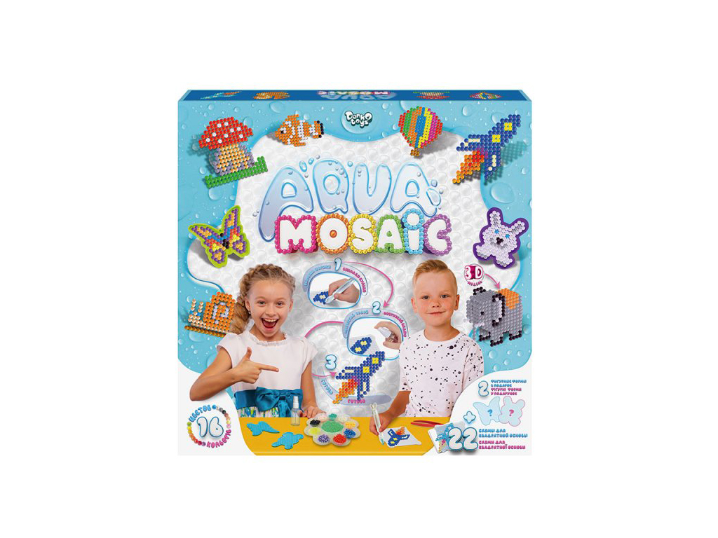 Креативное творчество Aqua Mosaic средний набор. Danko Toys AM-01-02