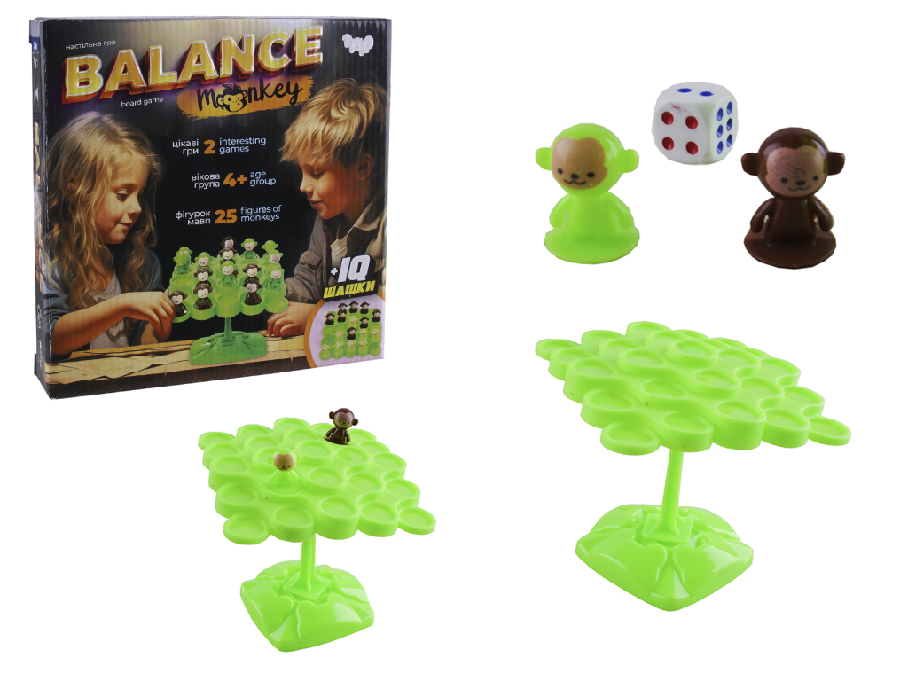 Настольная развивающая игра Balance Monkey. Danko Toys BalM-01