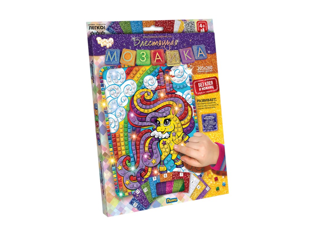 Набір для творчості Блискуча мозаїка, Danko Toys