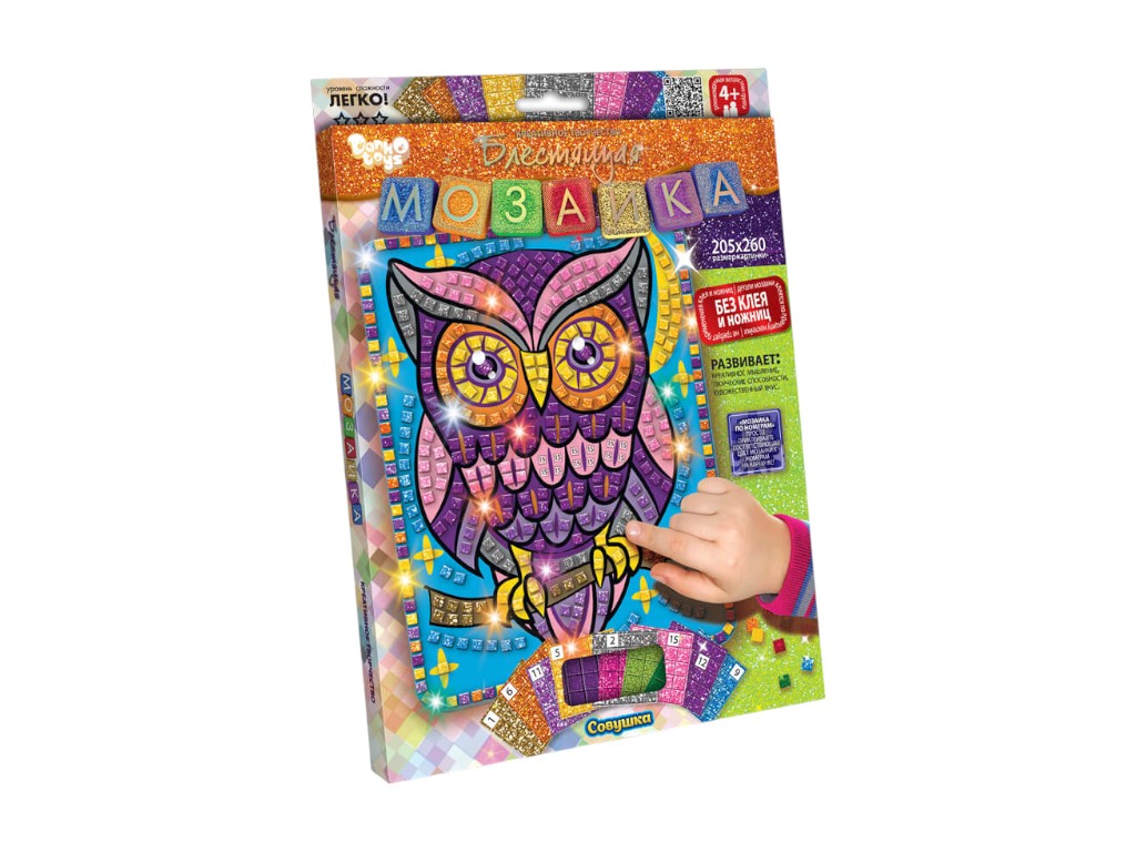 Набір для творчості Блискуча мозаїка, Danko Toys