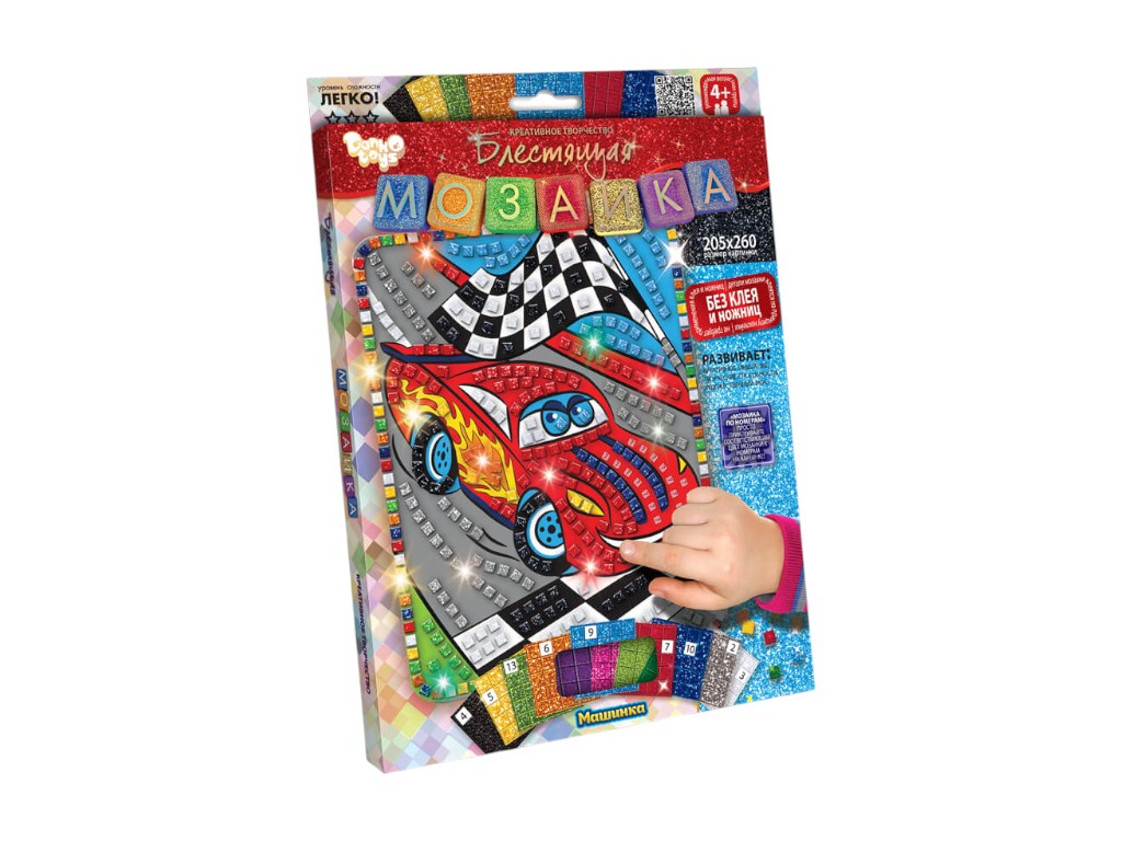 Набір для творчості Блискуча мозаїка, Danko Toys