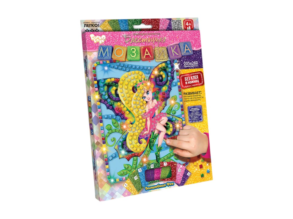Набір для творчості Блискуча мозаїка, Danko Toys