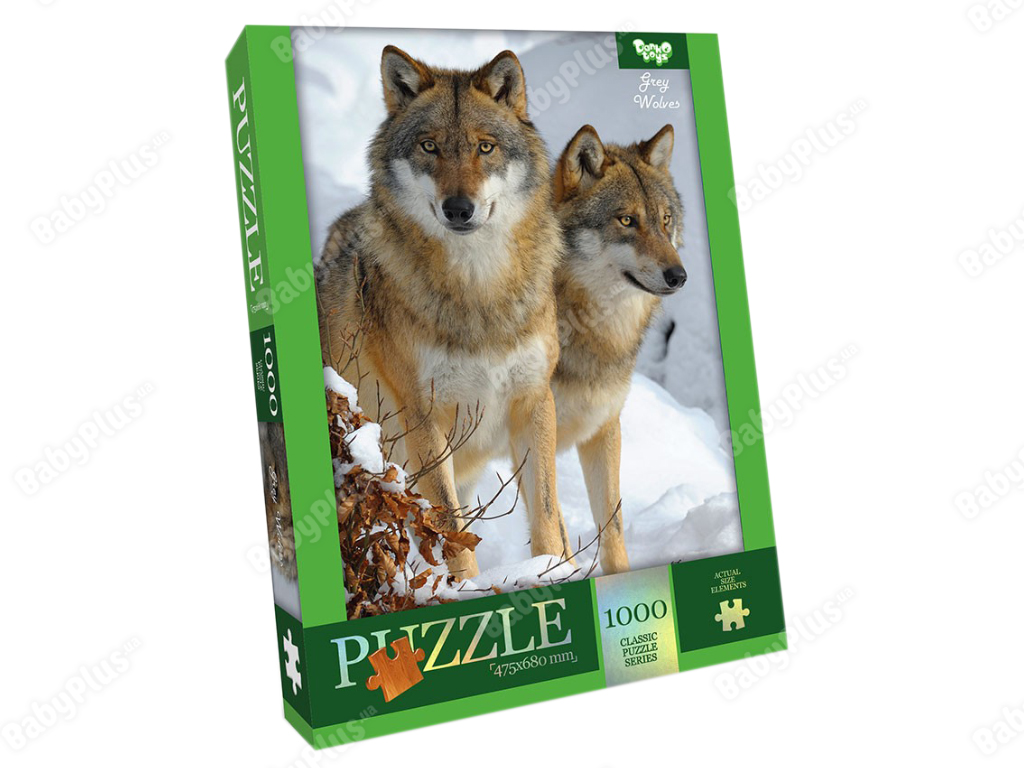 Пазлы Grey Wolves. 1000 элементов. Danko Toys C1000-11-08