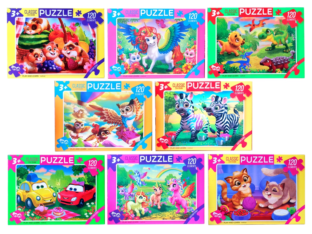 Купити Пазли 120 елементів, Danko Toys ДТ-ПЗ-05-30; (ціна за 1шт