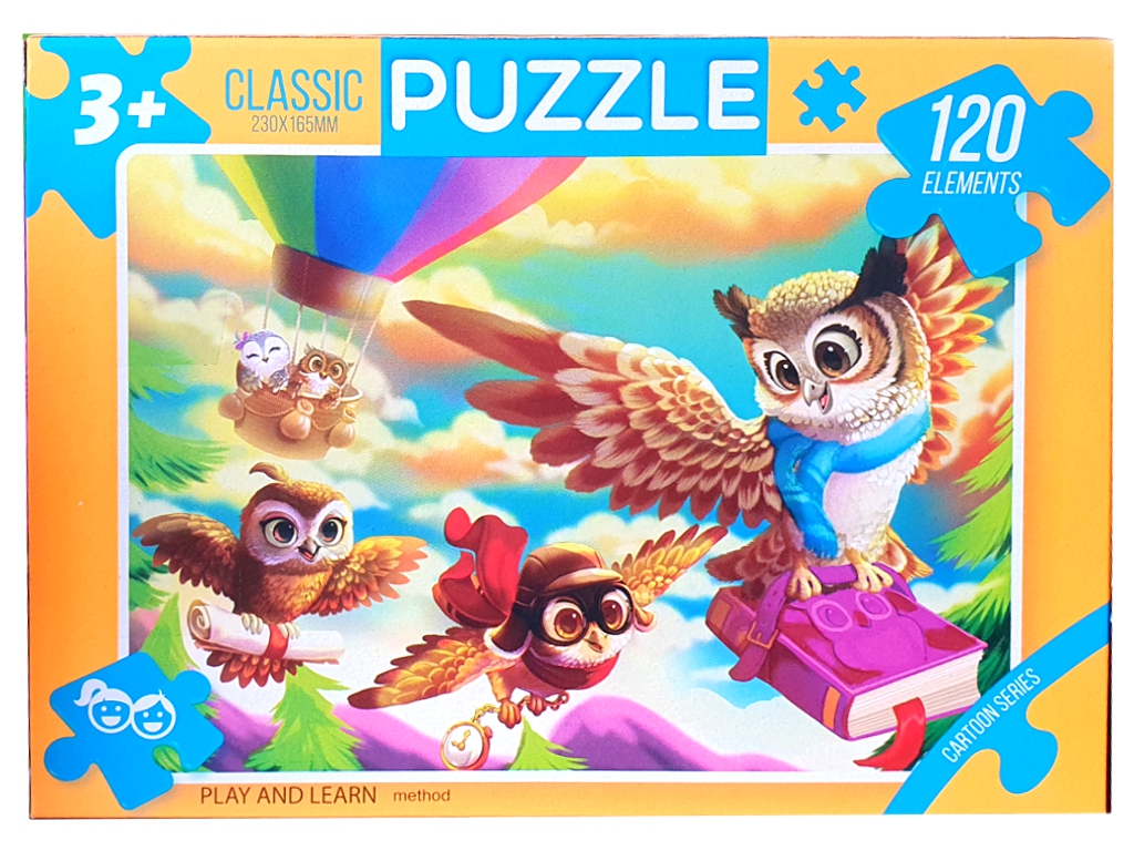 Пазлы 120 элементов, Danko Toys ДТ-ПЗ-05-30; (цена за 1шт)