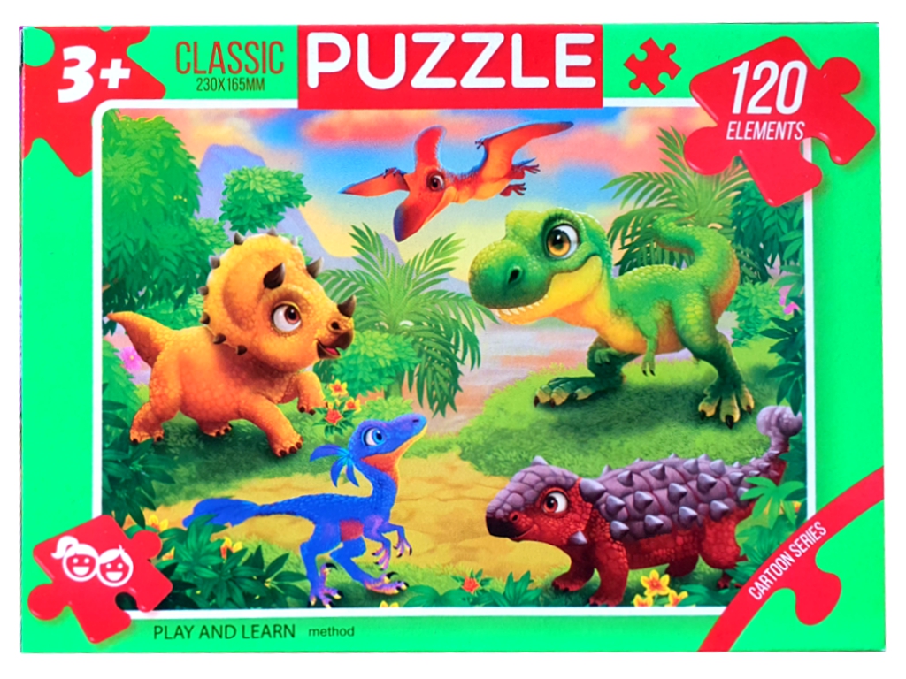 Пазлы 120 элементов, Danko Toys ДТ-ПЗ-05-30; (цена за 1шт)