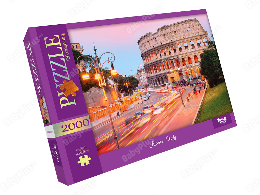 Пазлы Rome Italy, 2000 элементов 66x94 см, Danko Toys