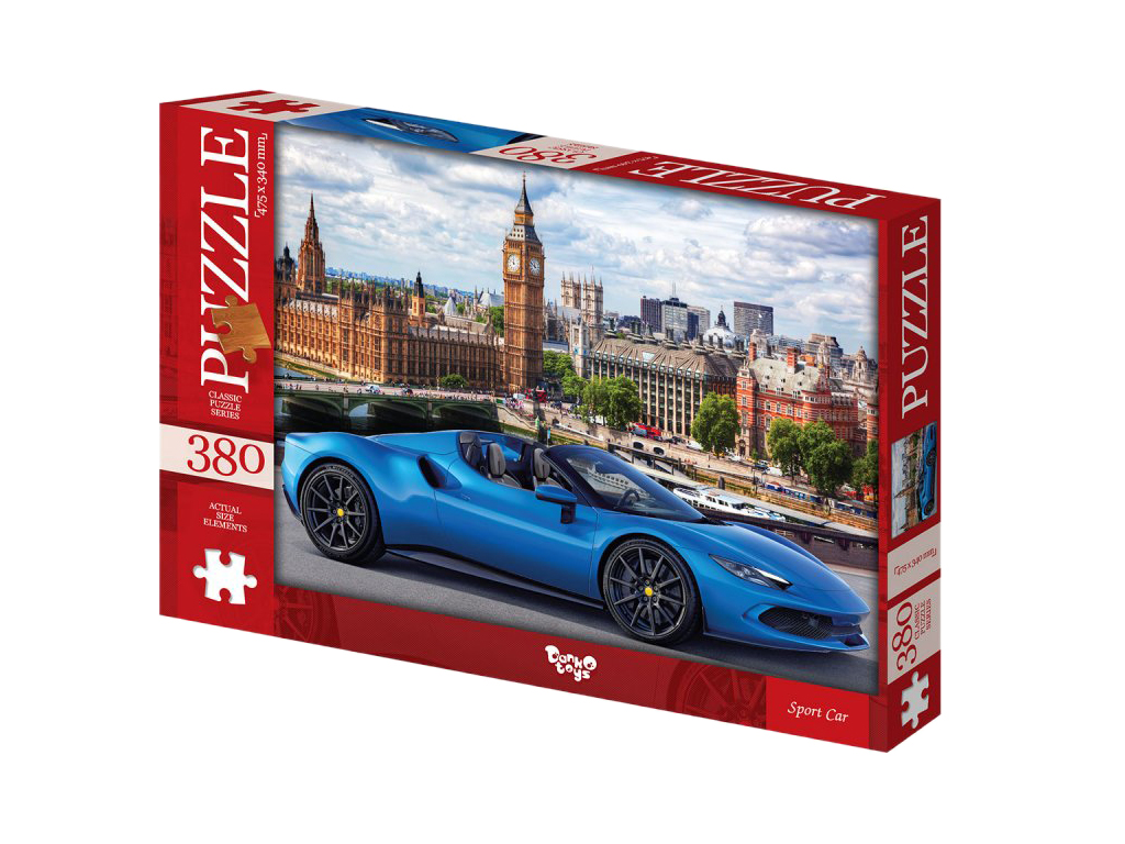 Пазли Sport car, 380 елементів, Danko Toys