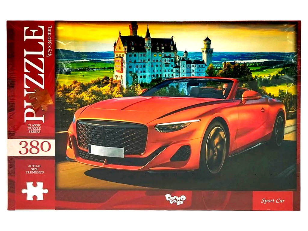 Пазли Sport Car, 380 елементів, Danko Toys
