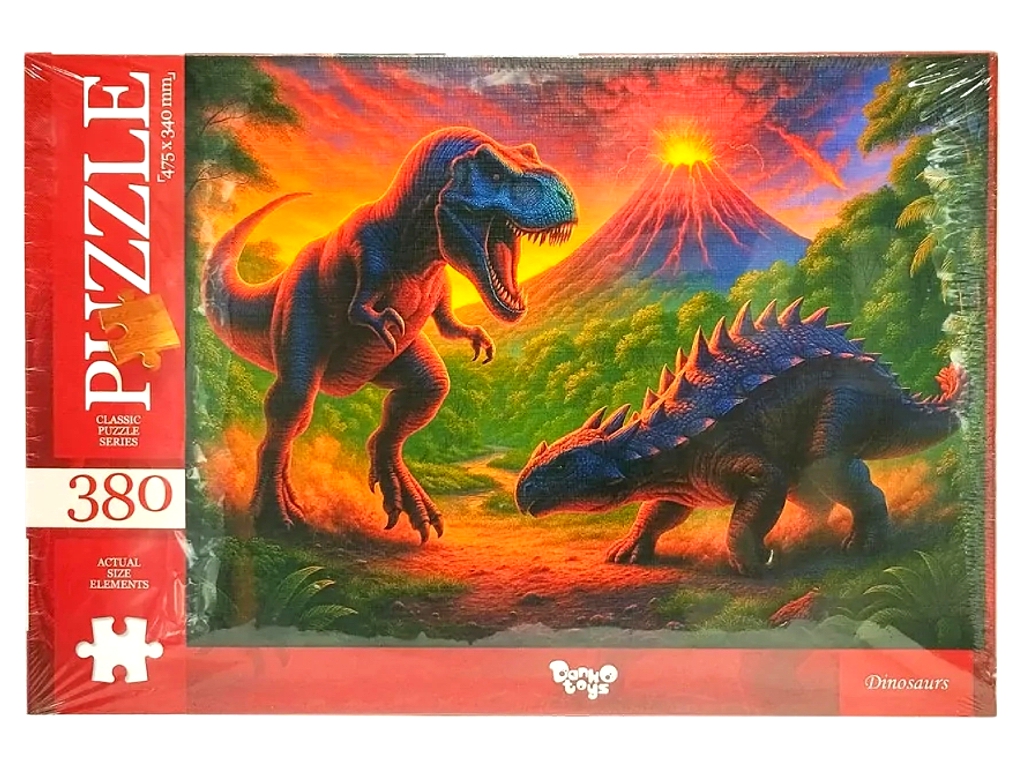 Пазли Dinosaurs, 380 елементів, Danko Toys
