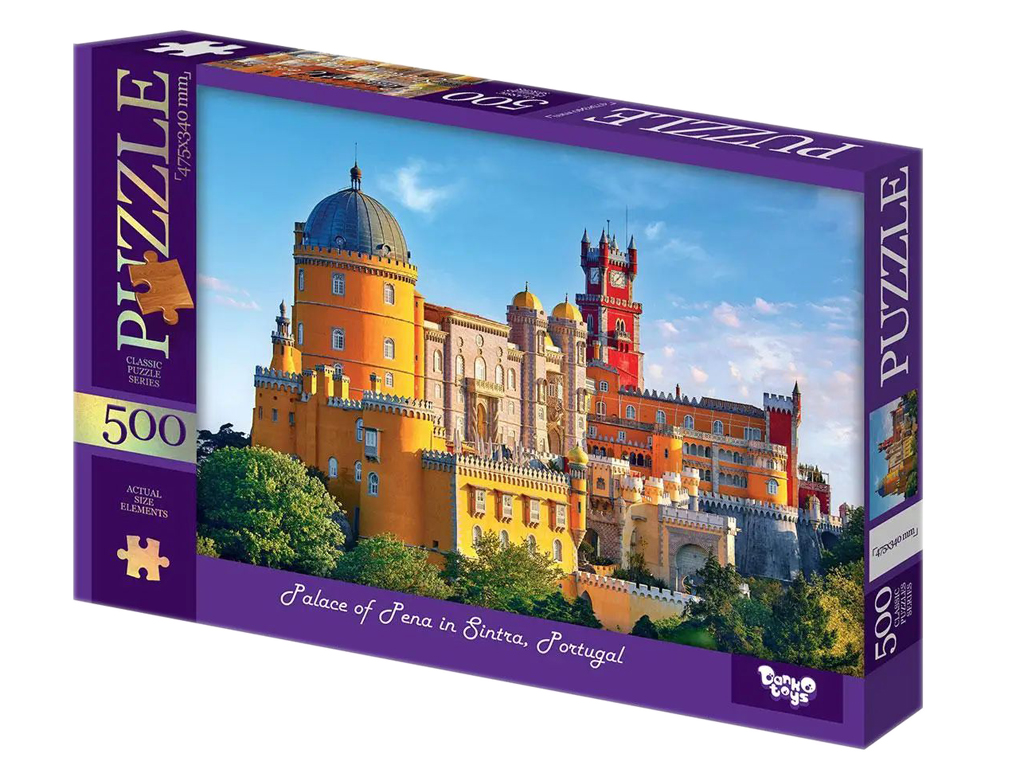 Пазлы Palace of Pena in Sintra. Portugal. France. 500 элементов. Danko Toys C500-15-06