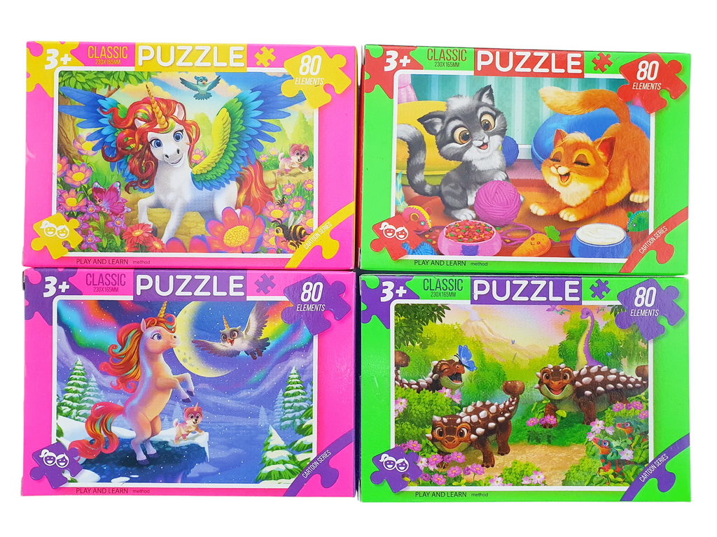 Купить Пазлы 80 элементов Danko Toys C80; (цена за 1шт) недорого