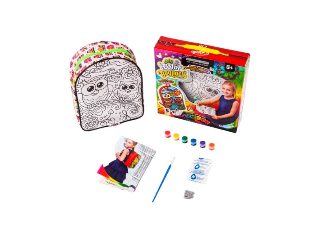 Набор для творчества Рюкзачек-раскраска My color BagPack, Danko Toys