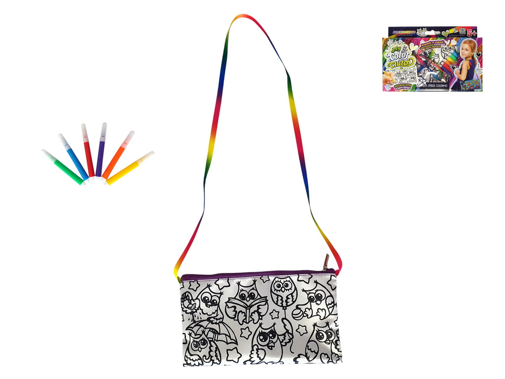 Набор креативного творчества My Color Clutch клатч-пенал-раскраска, Danko Toys