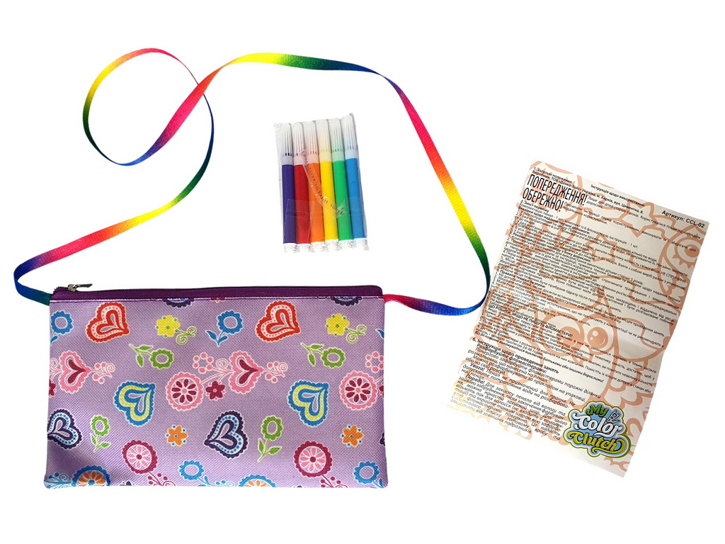 Набор креативного творчества My Color Clutch клатч-пенал-раскраска, Danko Toys