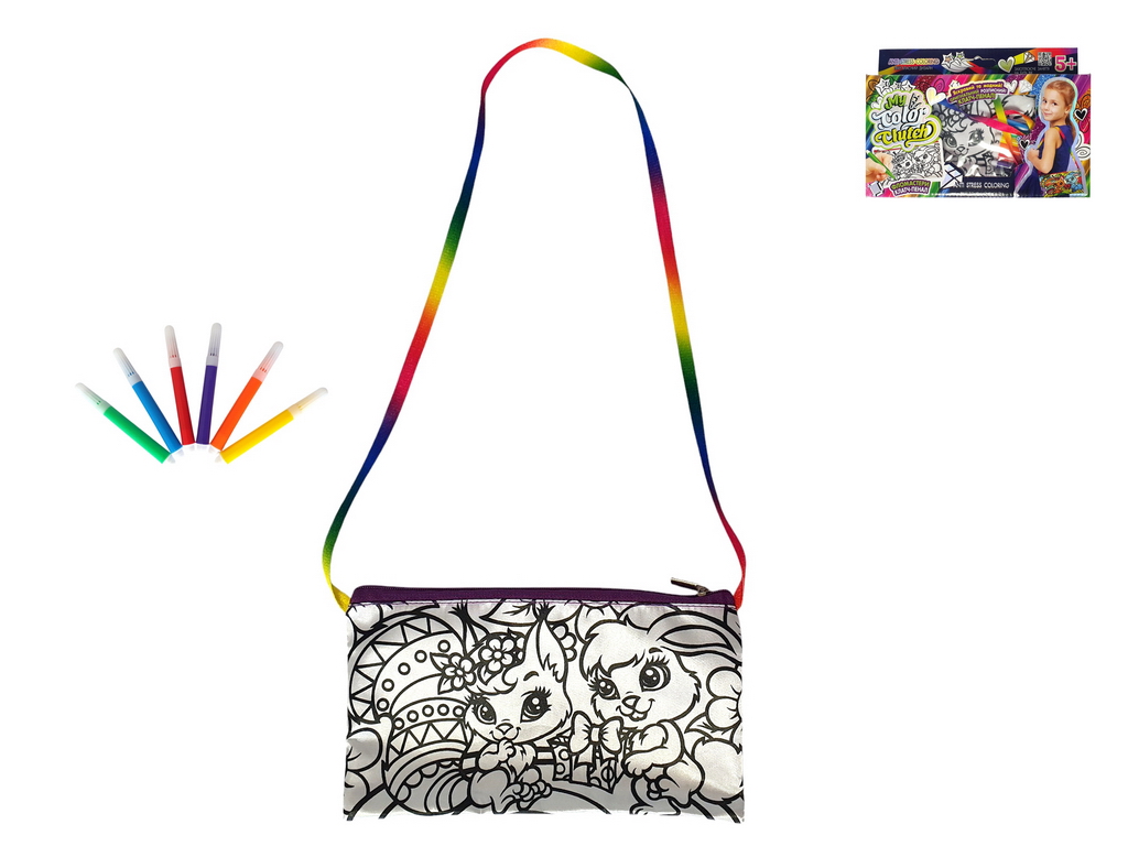 Набор креативного творчества My Color Clutch клатч-пенал-раскраска, Danko Toys