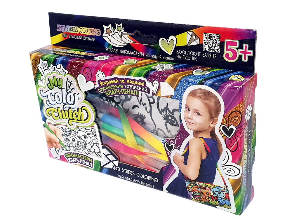 Набор креативного творчества My Color Clutch клатч-пенал-раскраска, Danko Toys