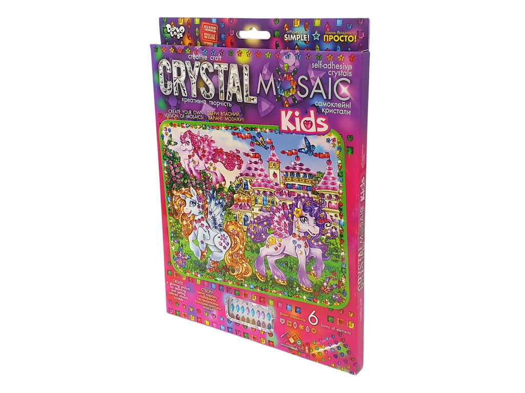 Комплект для творчості CRYSTAL MOSAIC KIDS, Danko Toys