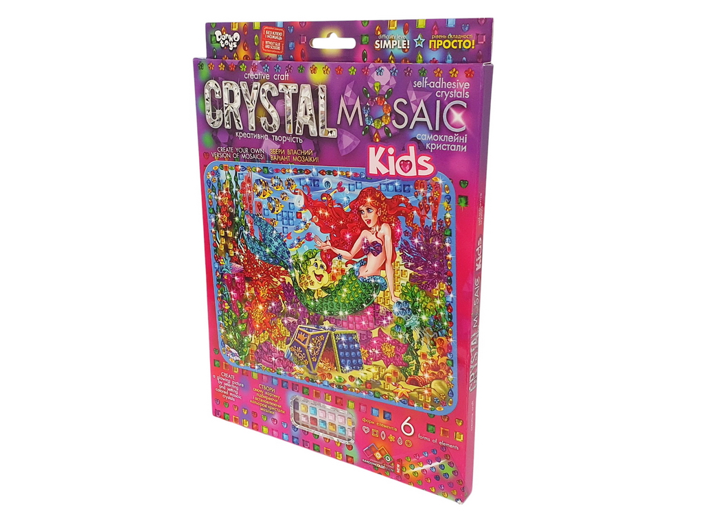 Комплект для творчості CRYSTAL MOSAIC KIDS, Danko Toys