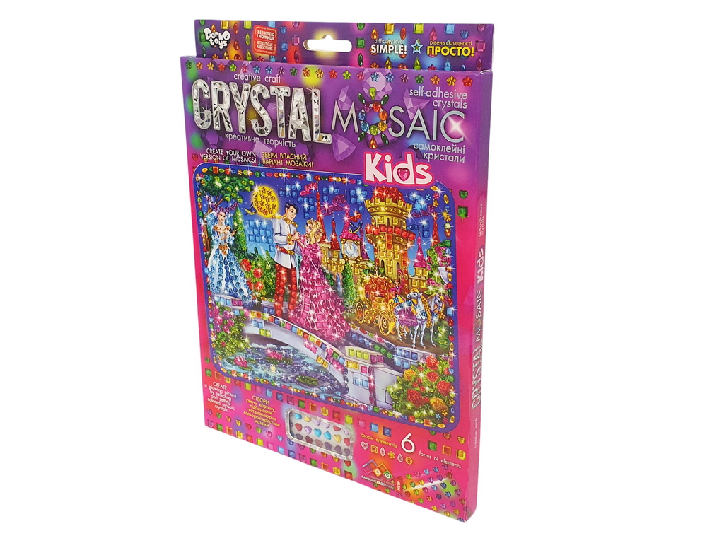 Комплект для творчості CRYSTAL MOSAIC KIDS, Danko Toys