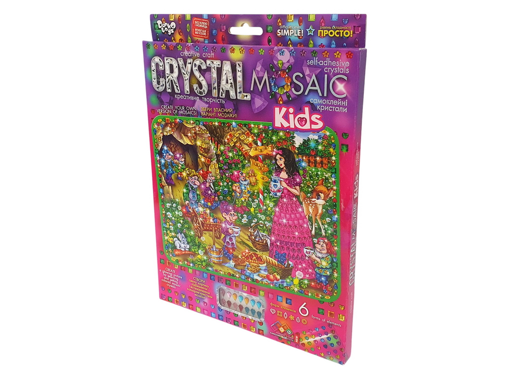 Комплект для творчості CRYSTAL MOSAIC KIDS, Danko Toys