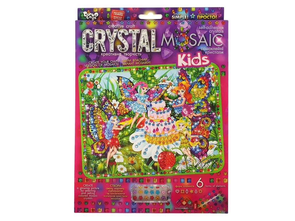Комплект для творчості CRYSTAL MOSAIC KIDS, Danko Toys
