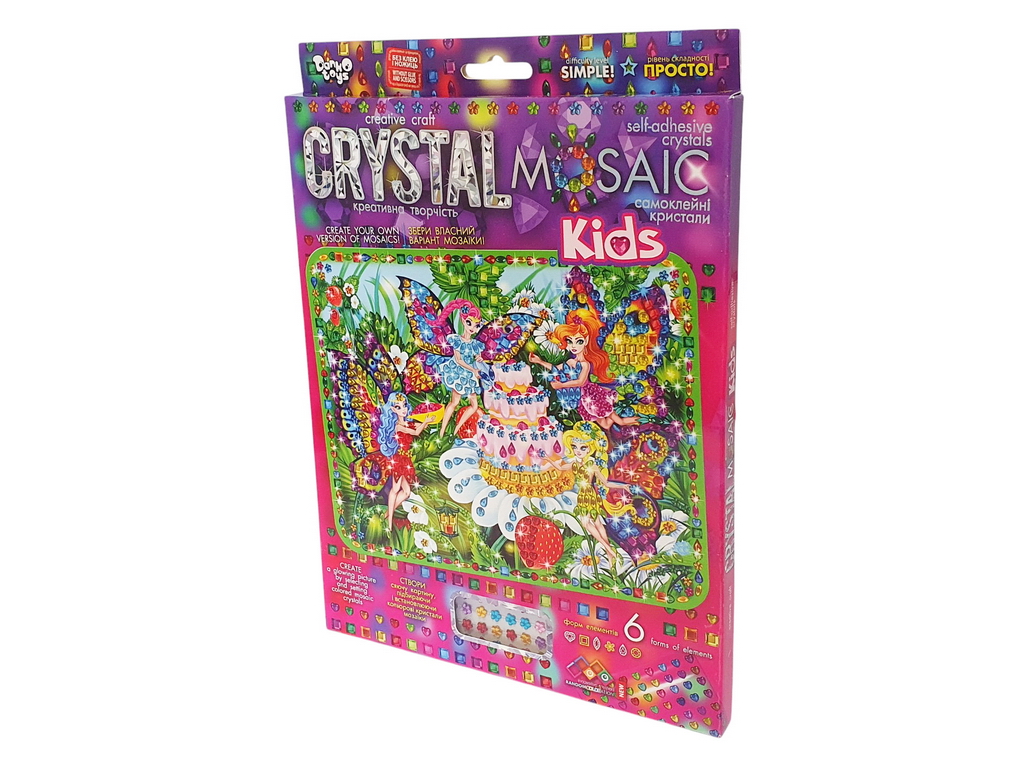 Комплект для творчості CRYSTAL MOSAIC KIDS, Danko Toys