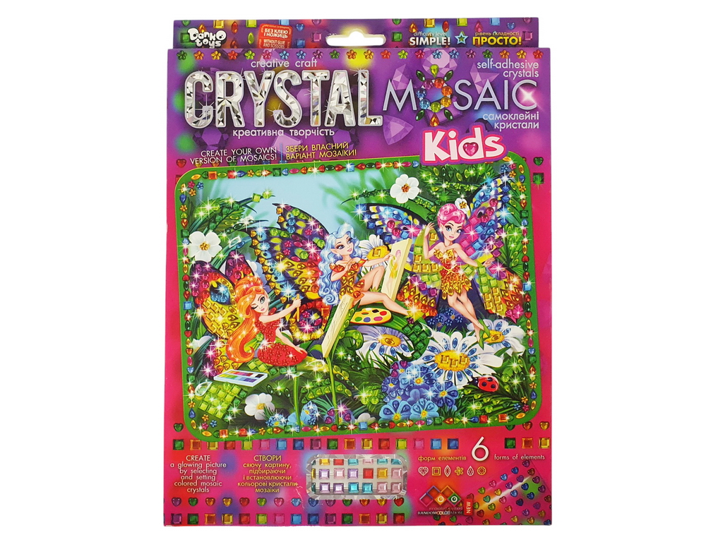 Комплект для творчості CRYSTAL MOSAIC KIDS, Danko Toys