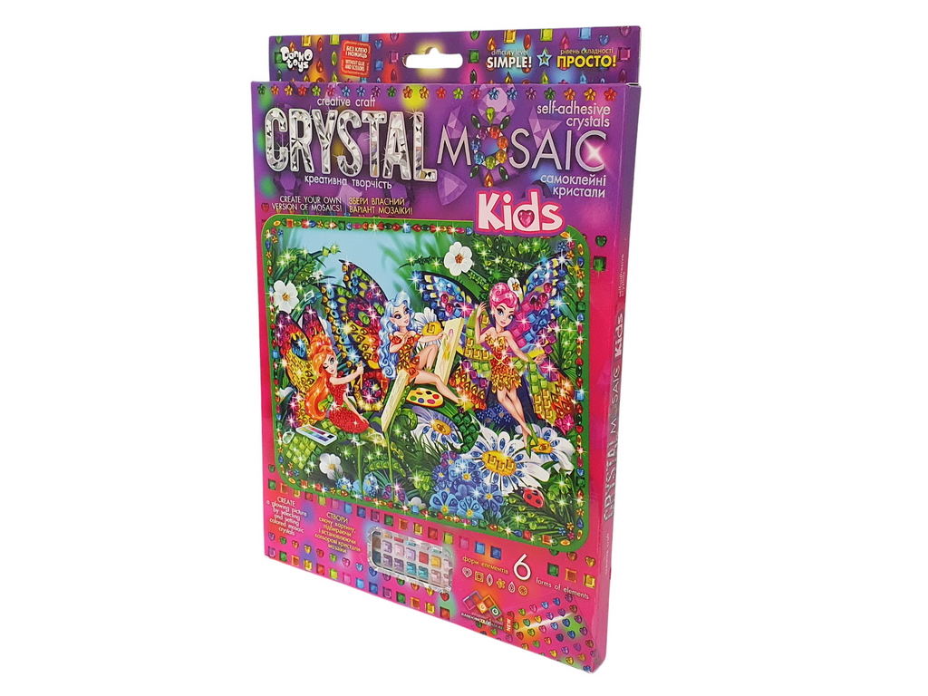 Комплект для творчості CRYSTAL MOSAIC KIDS, Danko Toys