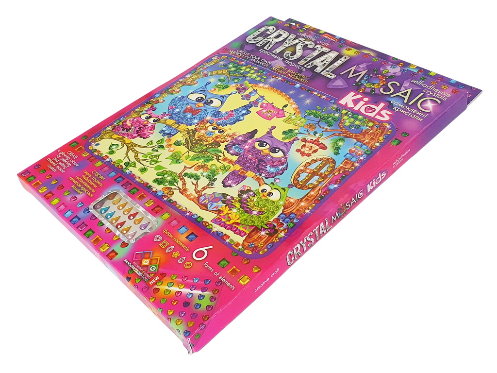 Комплект для творчості CRYSTAL MOSAIC KIDS, Danko Toys