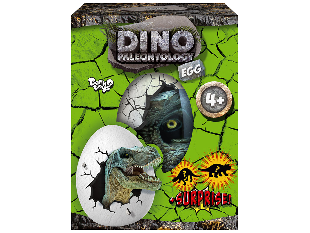 Креативное творчество Dino Paleontology EGG 4В1. Danko Toys DP-03-01