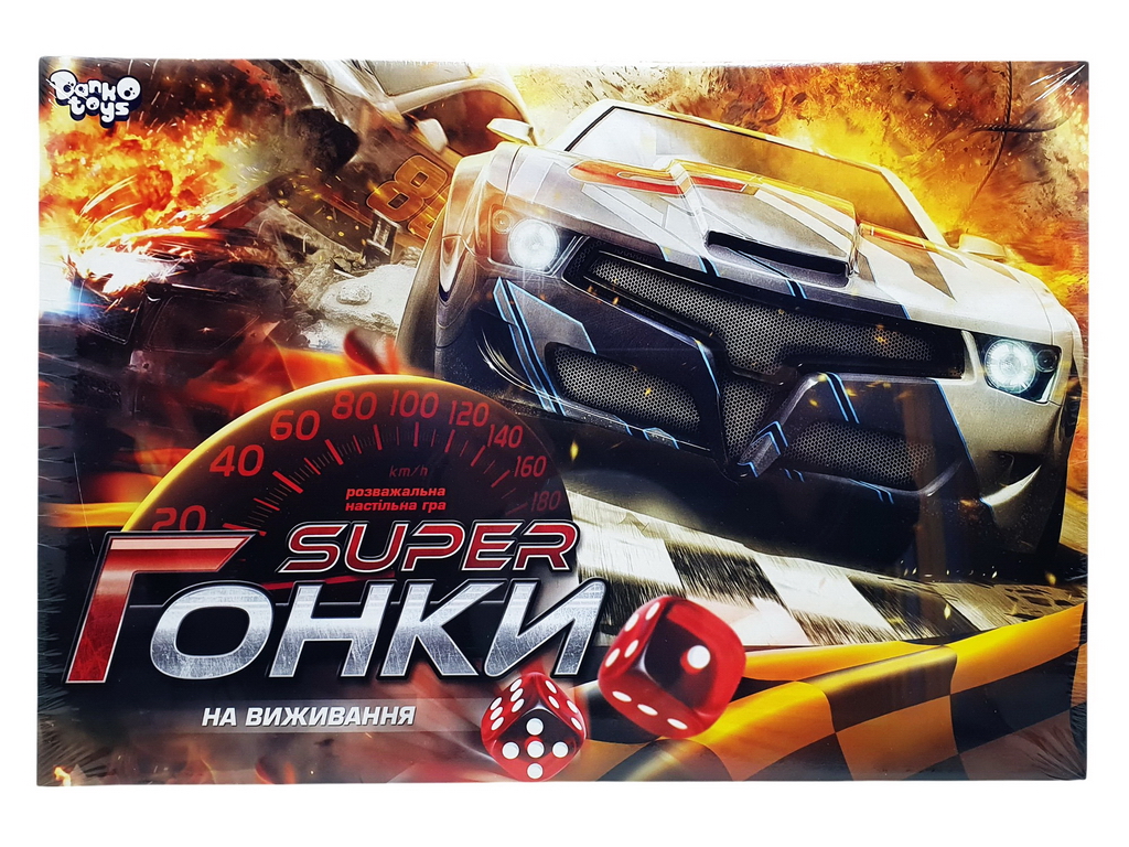Настольная игра "Маленькая гонка на выживание", 6+, Danko Toys