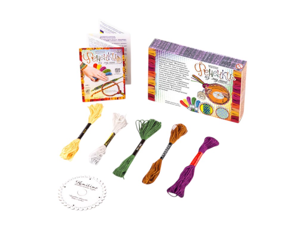 Набор для творчества Фенечки из мулине, Danko Toys