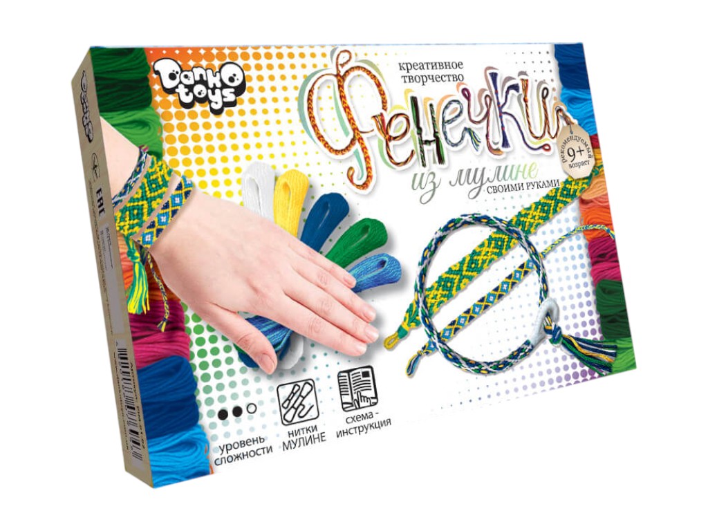 Набір для творчості Фенечки з муліне, Danko Toys