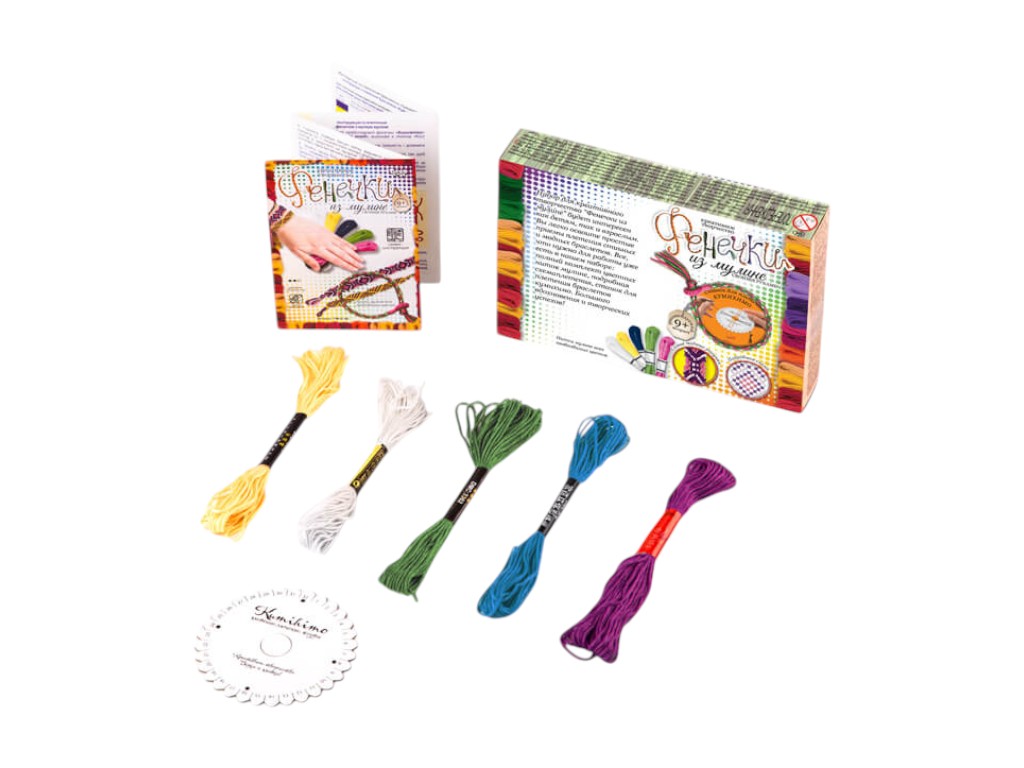 Набір для творчості Фенечки з муліне, Danko Toys