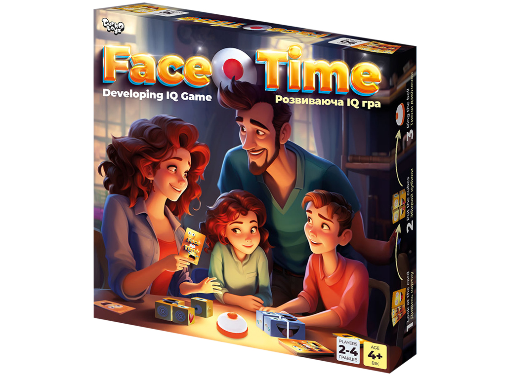 Купить Настольная развивающая игра Face Time. Danko Toys FT-01-01 недорого