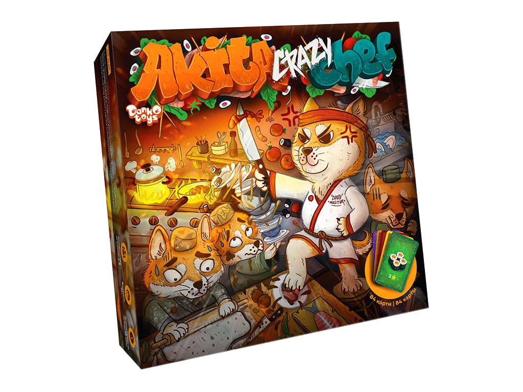 Настольная игра Akita Crazy Chef, Danko Toys