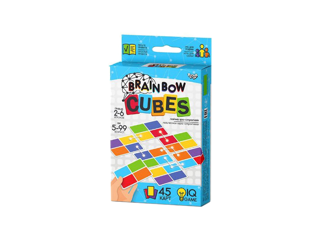 Настольная игра "Brainbow Cubes", 5+, Danko Toys