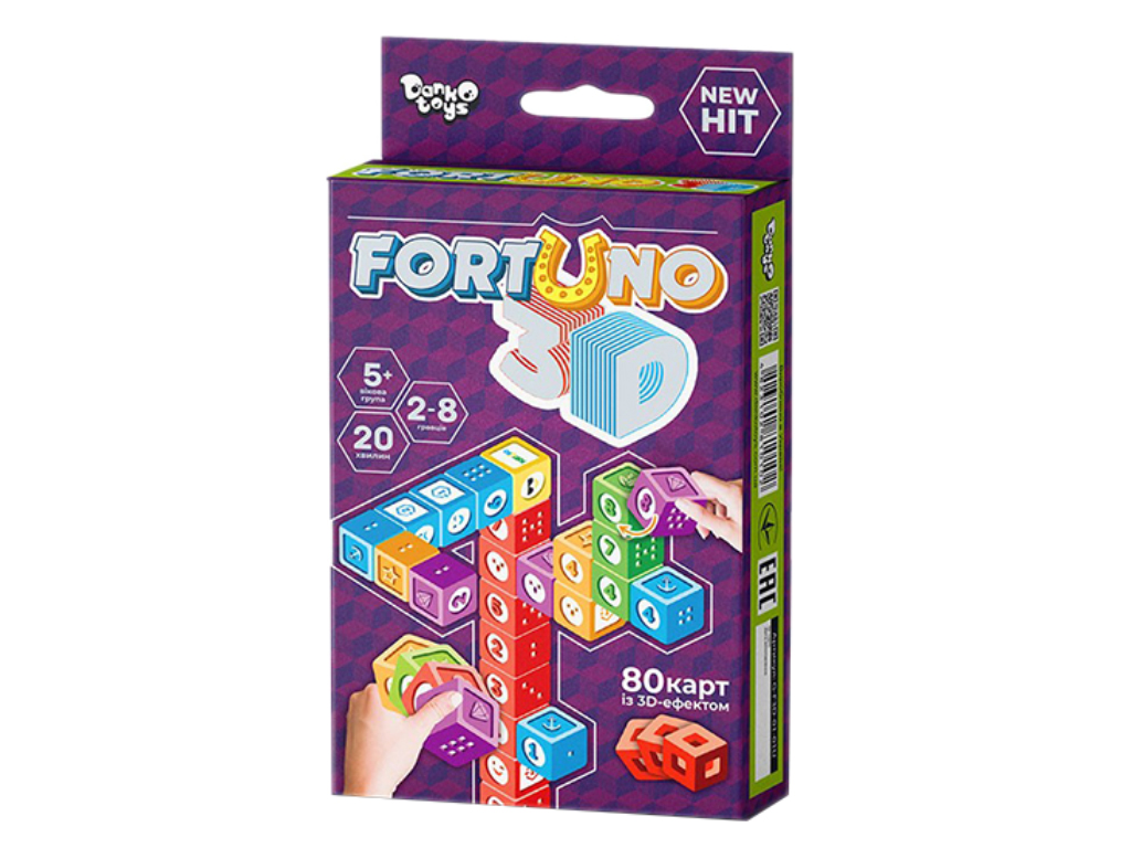 Настольная развивающая игра Fortuno 3D. Danko Toys G-F3D-01-01U