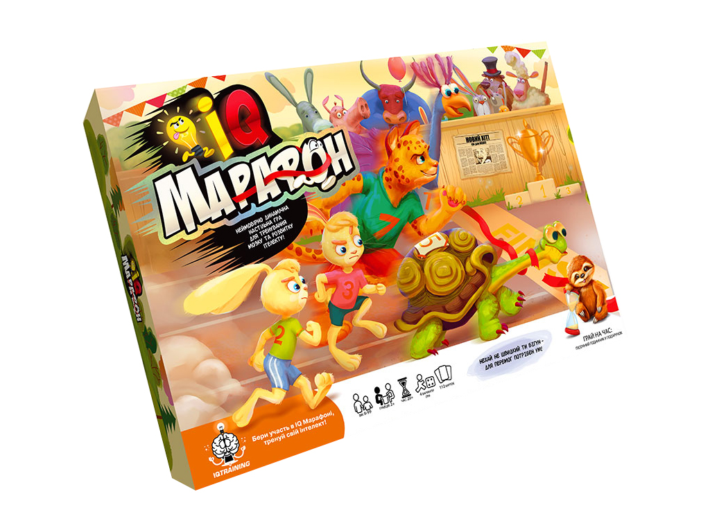 Настольная игра IQ Марафон. Danko Toys G-IQM-01-01U