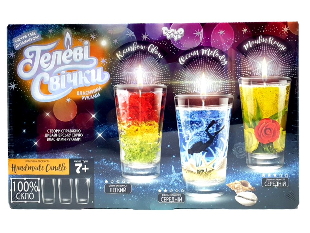 Набор для творчества Гелевые свечки своими руками, Danko Toys
