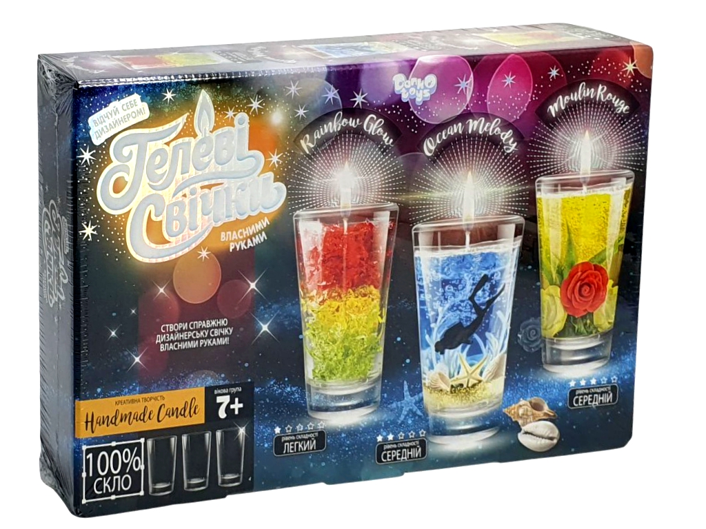 Набор для творчества Гелевые свечки своими руками, Danko Toys