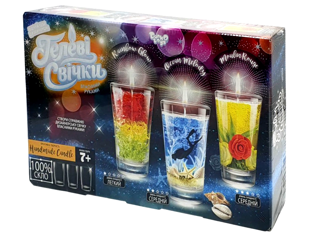 Набор для творчества Гелевые свечки своими руками, Danko Toys